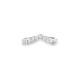 Evelyn Diamond Silver Ring for Women