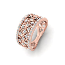 Load image into Gallery viewer,  Rose Gold Silver RIng for Women