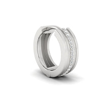 Load image into Gallery viewer, Theia Silver Hoop Earrings For Men