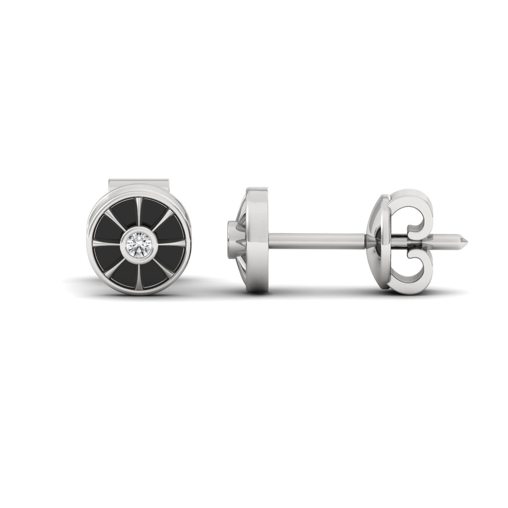 Taurus Ear Silver Stud For Men (1 PC ONLY)