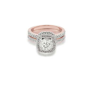 Leora Diamond Silver Stack Ring for Women