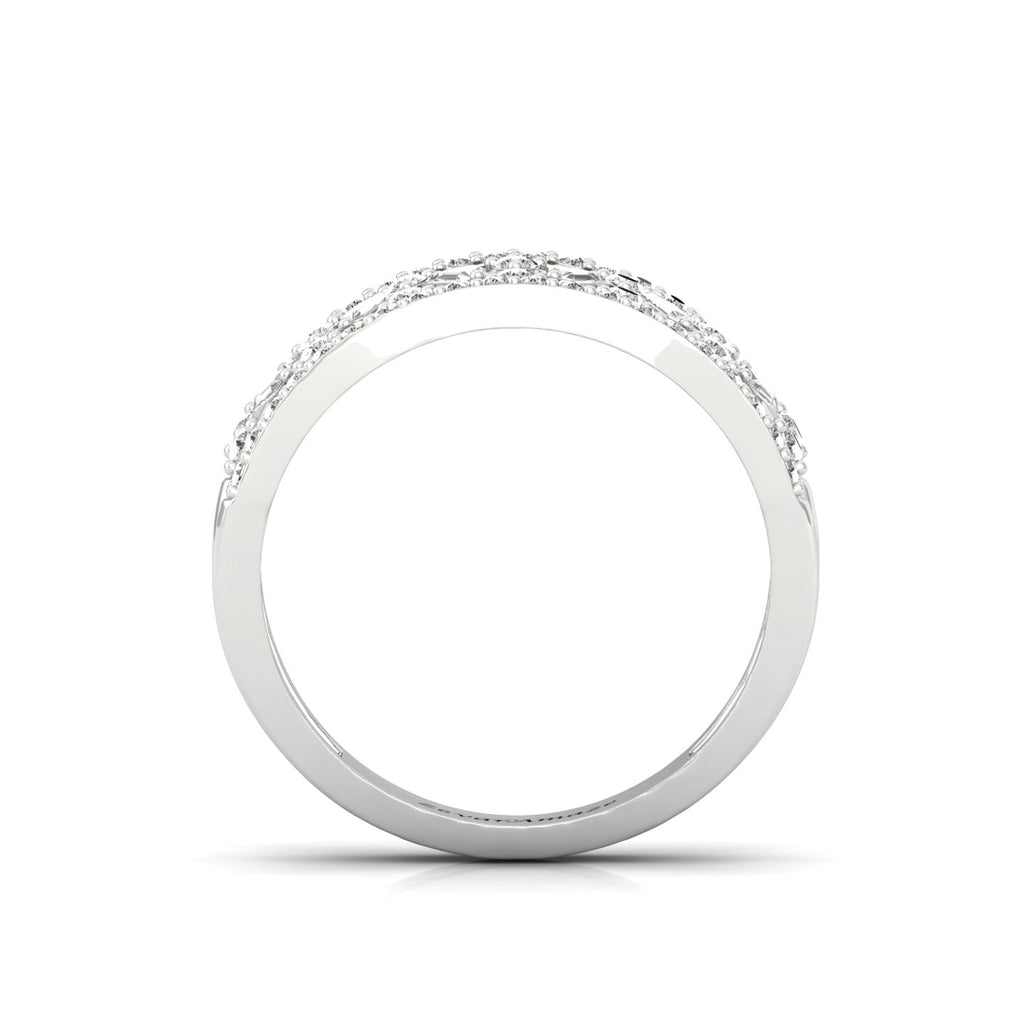 Front View of Silver ring for her