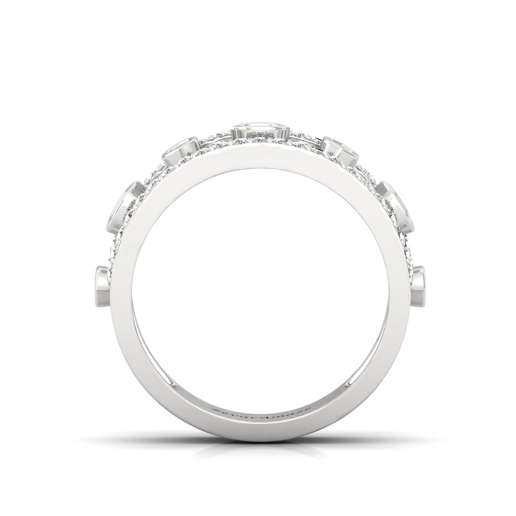 Front view of Silver Ring for Women