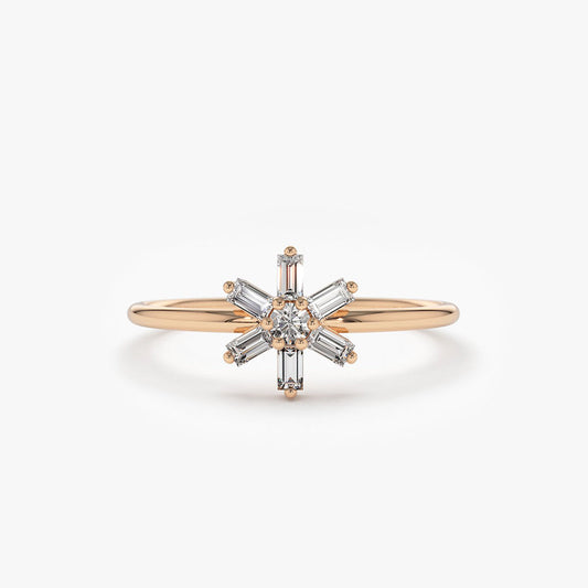 Vedika Silver Ring for Women