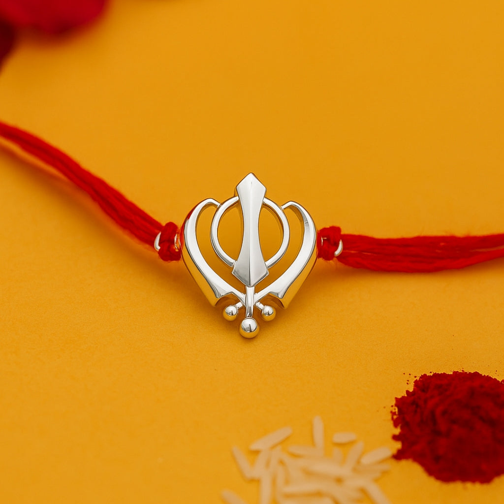 Khanda Silver Rakhi
