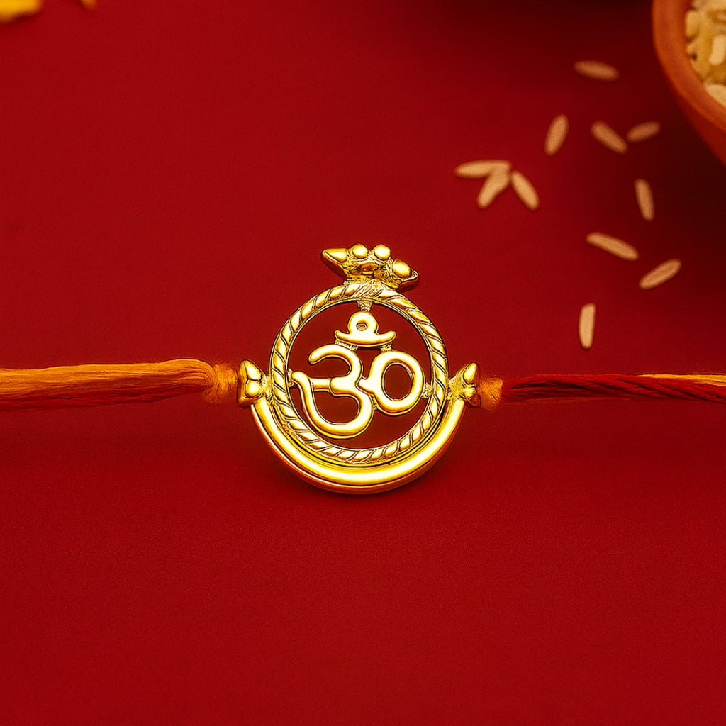 Fil- OM Silver Rakhi