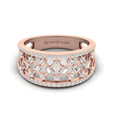 Apsara Adorn Silver  Band Ring  for Her