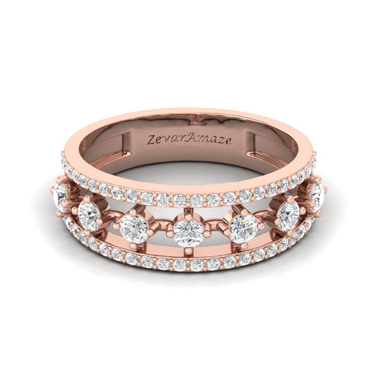 Zevar Amaze Rose Gold Ring for Her