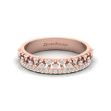 Cheerful Choli Silver Band Ring for Her