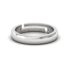 Load image into Gallery viewer, Zevar Amaze Silver ring for him- White