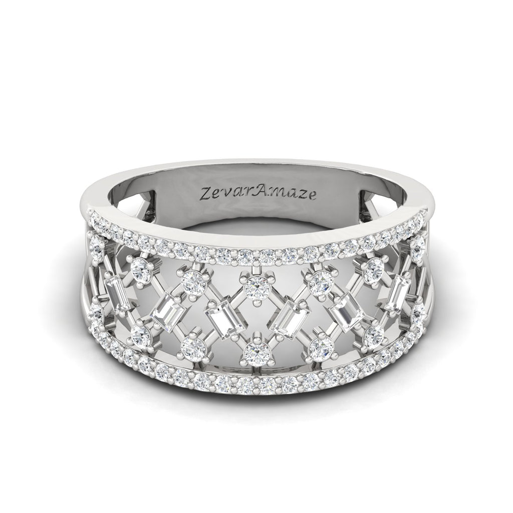 Zevar Amaze Silver Ring for Her