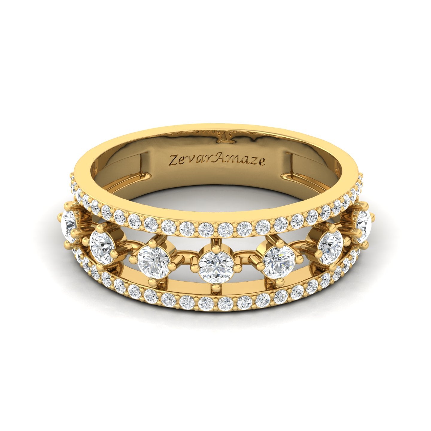 Zevar Amaze Gold Ring for Women