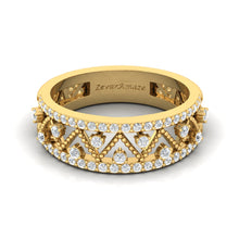Load image into Gallery viewer, Zevar Amaze Yellow Gold Silver Ring for Her