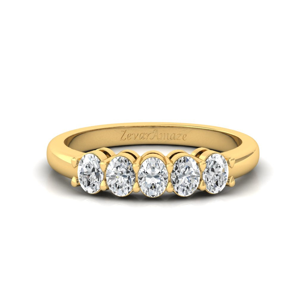 Oval Eternity Band
