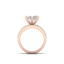 Load image into Gallery viewer, 3CT Solitaire Promise Ring - Rose GOld