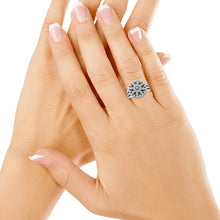 Load image into Gallery viewer, Moissanite Ring on Hand Model