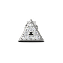 Load image into Gallery viewer, triangle silver stud for men
