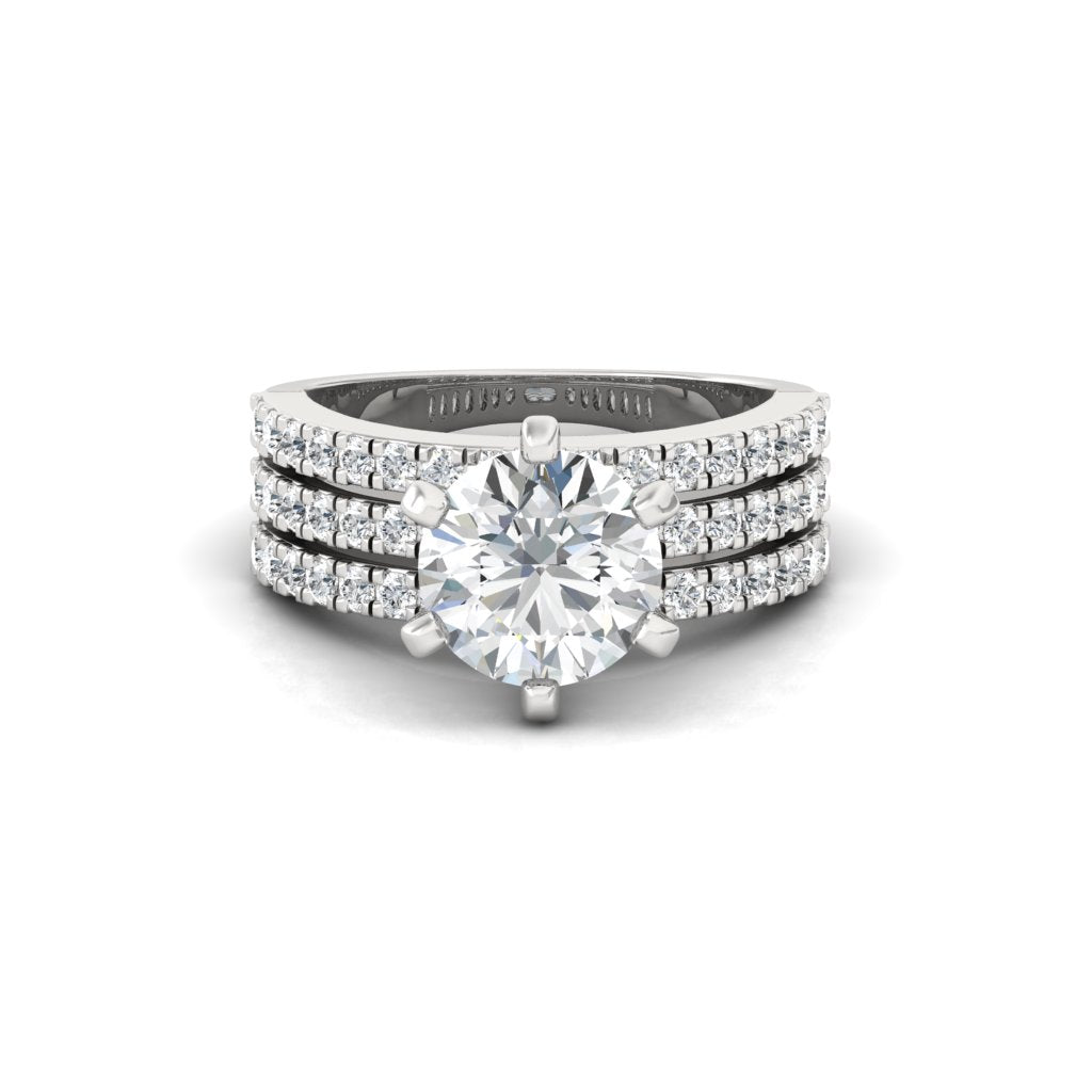 3CT Solitaire Promise Ring