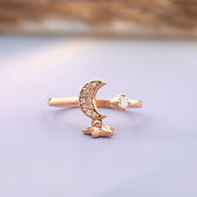 Load image into Gallery viewer, Rose Gold Star Promise Ring