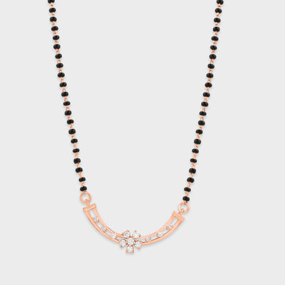 Rose Gold Floral Mangalsutra