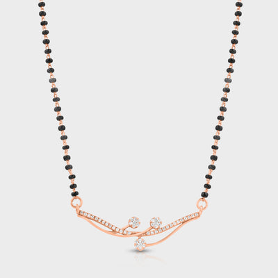 Rose Gold trail mangalsutra