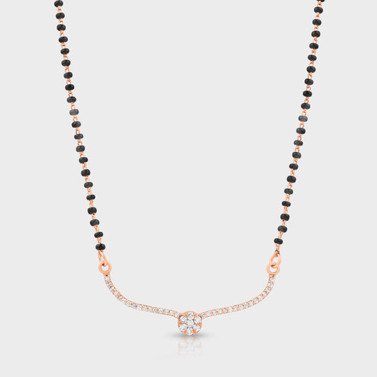 Rose Gold eternal love mangalsutra