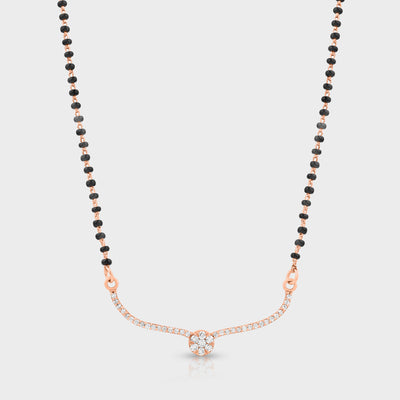 Rose Gold  eternal love mangalsutra