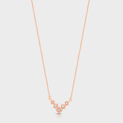 Bella Rose gold Penadant