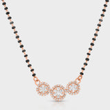 Silver Trinity mangalsutra