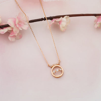 Princess Rose gold Necklace
