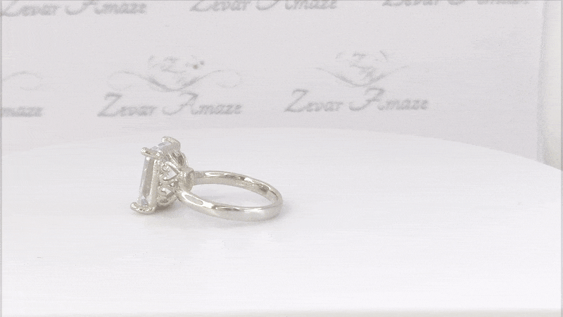 Silver ring for women - video