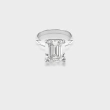 Load image into Gallery viewer, Elara Diamond Silver Ring for Women