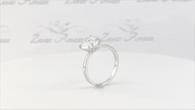 Load image into Gallery viewer, Silver ring for women video
