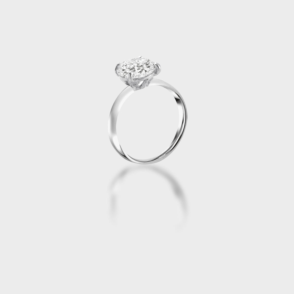 Fedora Ring Moissanite
