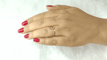 Load image into Gallery viewer, Rose Gold Dual Heart Ring