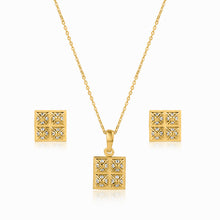 Load image into Gallery viewer, GIZA YELLOW GOLD PENDANT SET