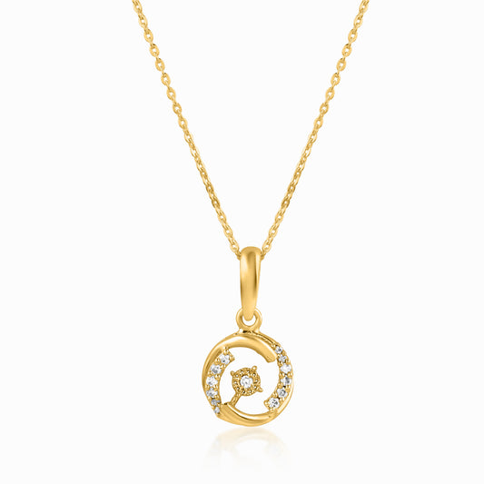 Pendant with Mini Halo Spin