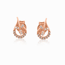 Load image into Gallery viewer, Rose Gold Dew Drop Earrings