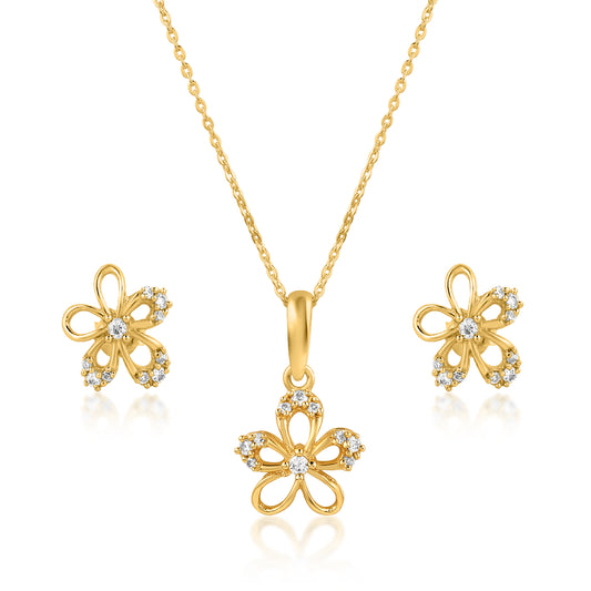 Poppy Yellow Gold Pendant