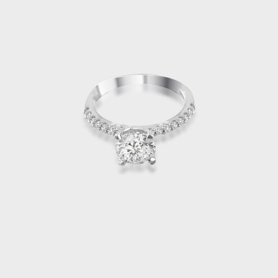 Dimos Ring Moissanite