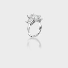 Load image into Gallery viewer, Diamond Silver Ring for Her