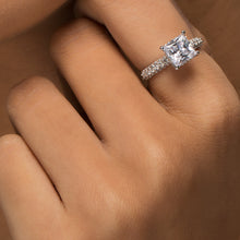Load image into Gallery viewer, Princess Cut Diamond Solitaire Ring - Zevar Amaze