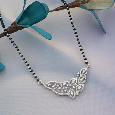 Silver traditional mangalsutra