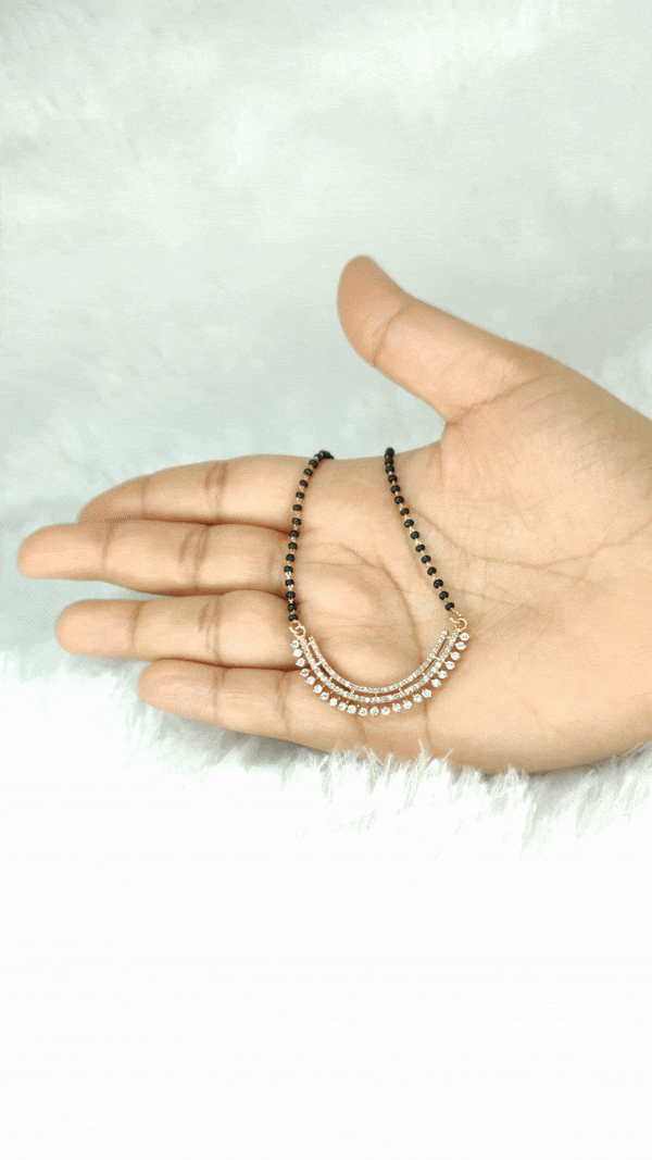 Rose Gold Traditional Mangalsutra