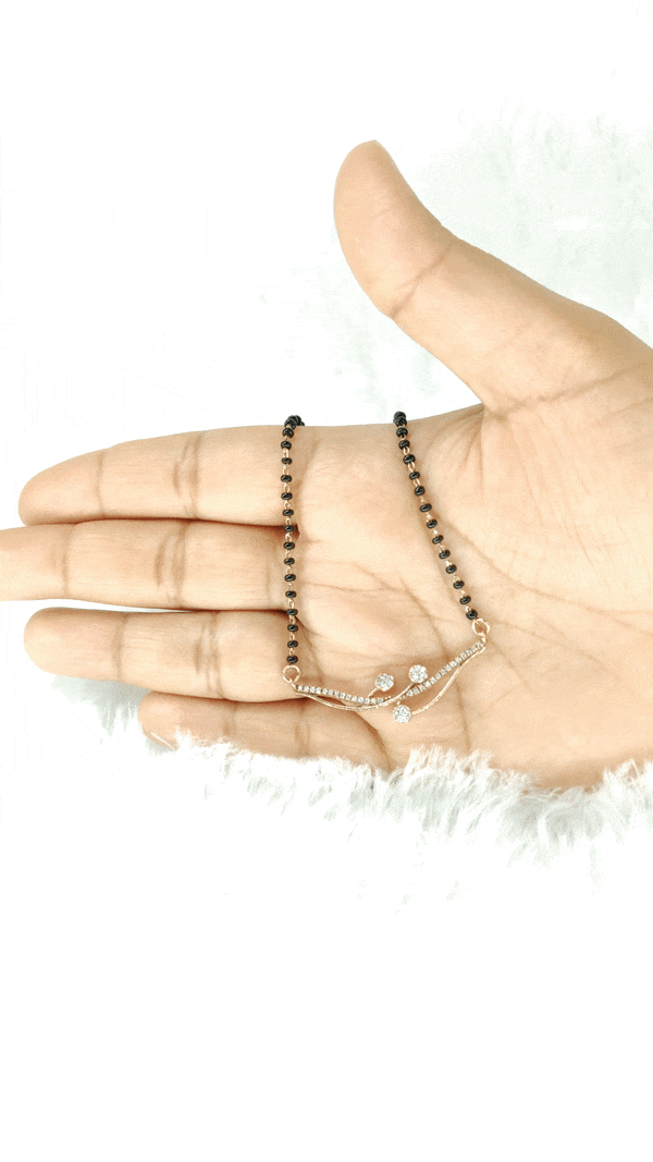 Rose Gold trail mangalsutra