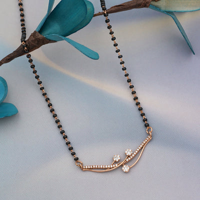 Rose Gold trail mangalsutra