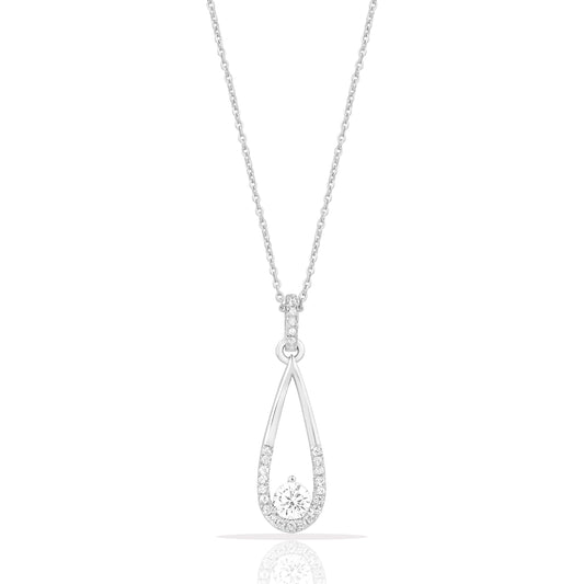 Silver Drop Pendant