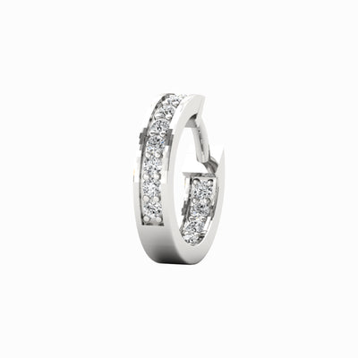 INsideout Silver Hoop Earrings For Men