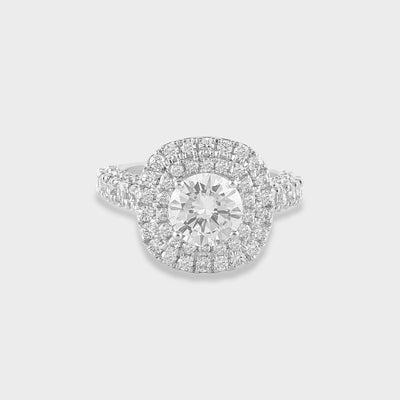 Lucina Ring moissanite