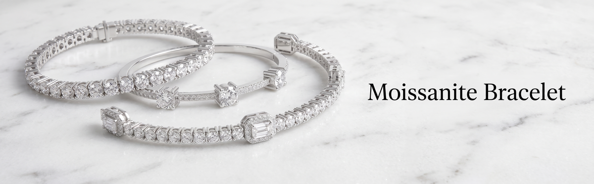 3mm D colour moissanite tennis bracelet in 925 sterling silver — Zevar Amaze